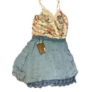 Silk blue fairy skirt
